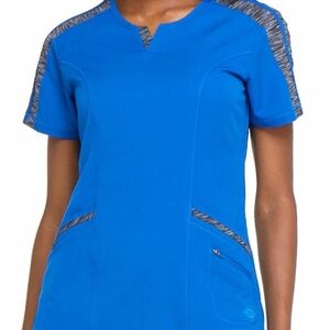 Dickies Dynamix Women Scrubs Top Shaped V-Neck